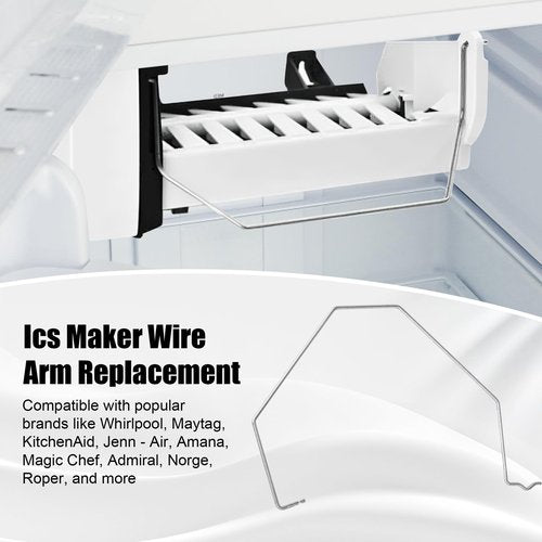XwaYexa 5038 Icemaker Shut-Off Arm, Fits for Whirlpool, Kenmore Refrigerators Icemaker, Wire Arm Replacement Parts for WP67004028 67004028, AP6010392, D7813101, PS11743571, 2-Pack