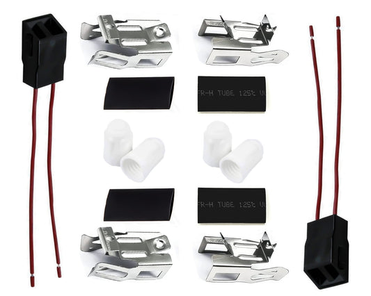 2 Pack ERR117 Range Stove Element Plug Receptacle Block Terminal Block Range for Receptacle Whirlpool Kenmore Electric Stove Range Burner Receptacle Kit 550226, 71930, 74-06-132, 766339,74-06-190