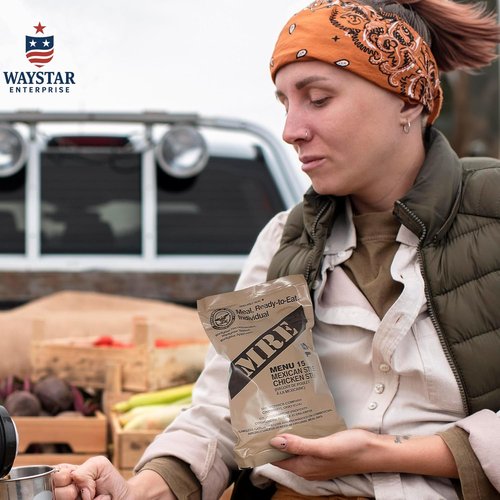 MRE Meals Ready to Eat – A & B Case Bundle (2 x 12 Packs) – 2025 Inspection or Better – Emergency Survival Food w/Flameless Heaters