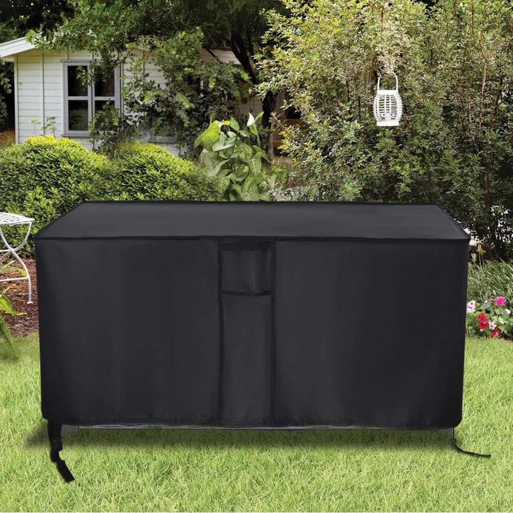 Jungda Outdoor Storage Box Cover for Keter XXL 230 Gallon Plastic Deck Storage Container Box,Waterproof Patio Storage Box Covers - 58 x 33 x 34 Inch