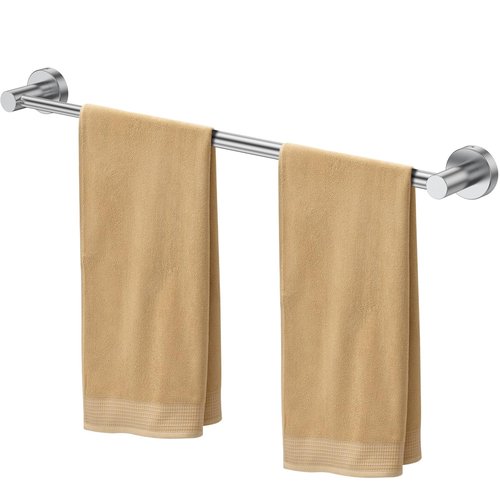Towel Bar Retractable Stainless Steel Towel Holder Adjustable 13 8 to 24 8 Inch Wall Mounted Rack Space Saving Hanger Rustproof Organizer Rod for Bathroom