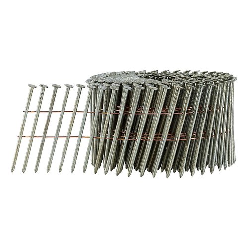 Freeman SNRSG92-25WC 15 Degree 2-1/2" Wire Collated Galvanized Ring Shank Coil Siding Nails (3600 count)