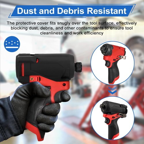 49-16-3453 Impact Protective Boot Fit for 3453-20 Impact Driver Compatible with 1/4 Inch Short Handle Wrench Tool Cover