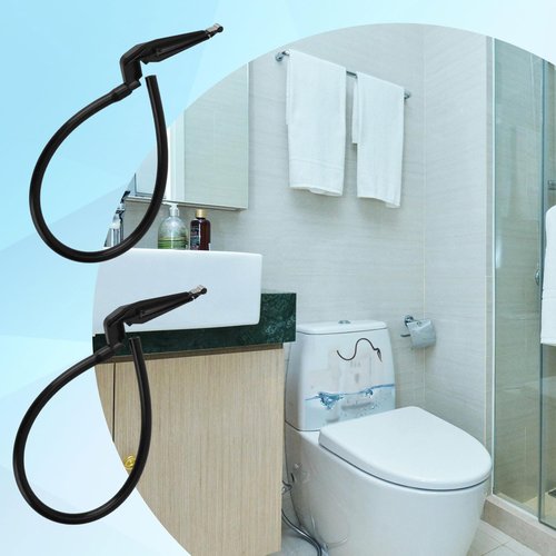 3pcs Toilet Refill Tube and Clip Replacement, Rubber & Plastic Toilet Tank Replacement Hose Kit Fill Overflow Parts Compatible with 100 200 200A 400A and Most Other Valves