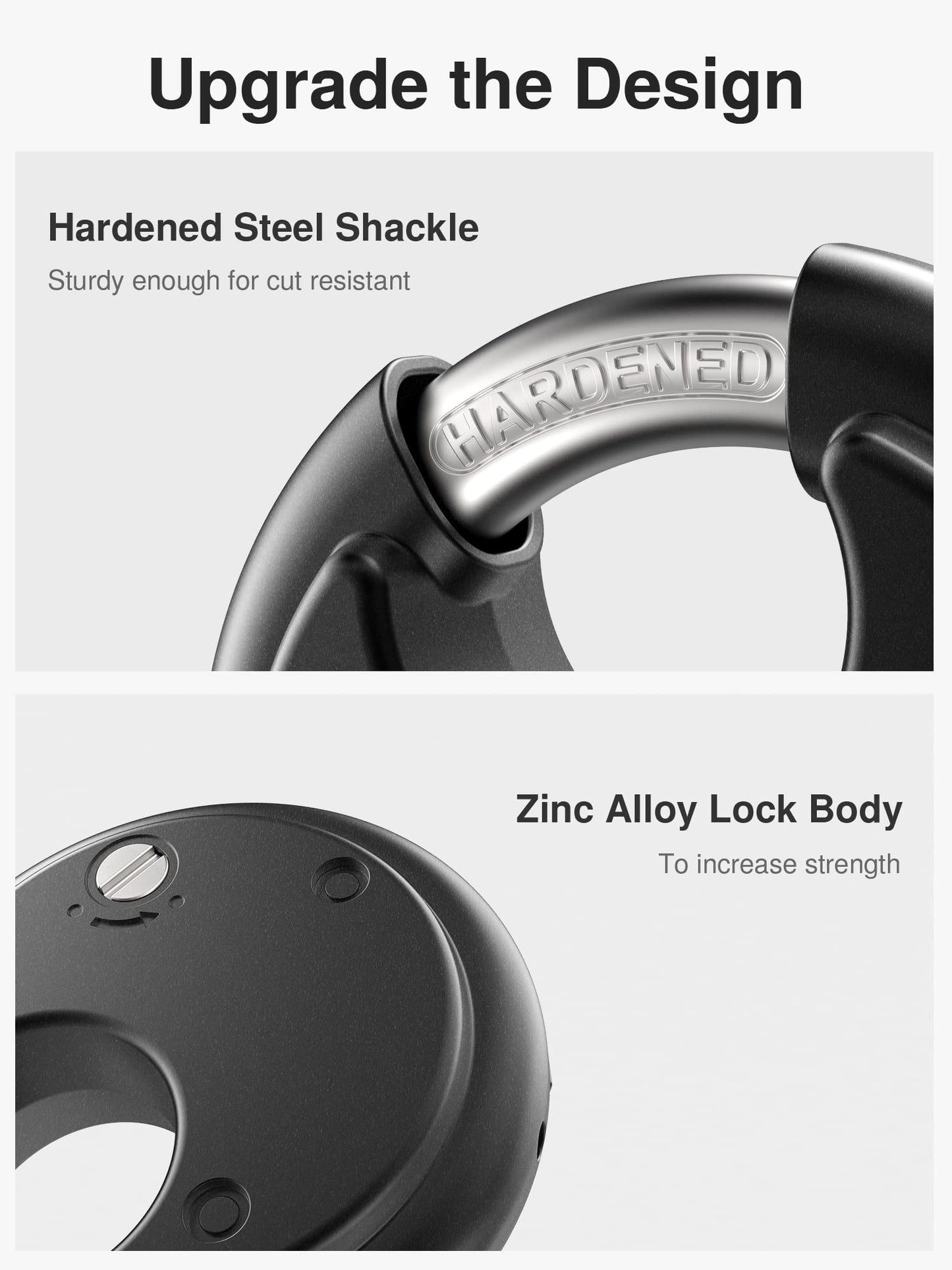 Puroma Combination Lock, 4 Digit Padlock with Hardened Steel Shackle, Keyless Heavy Duty Combo Lock for Outdoor Sheds Fence, Gate Hasps, Storage Unit, School Gym Locker (1 Pack, ‎Black)