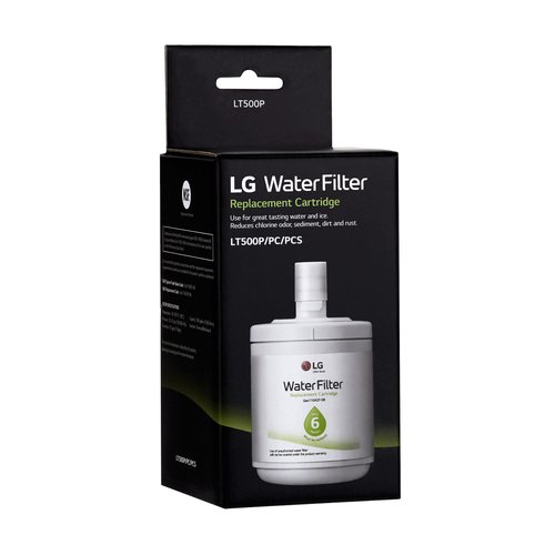 LG LT500P - 6 Month / 500 Gallon Capacity Replacement Refrigerator Water Filter (NSF42 ADQ72910911 , White
