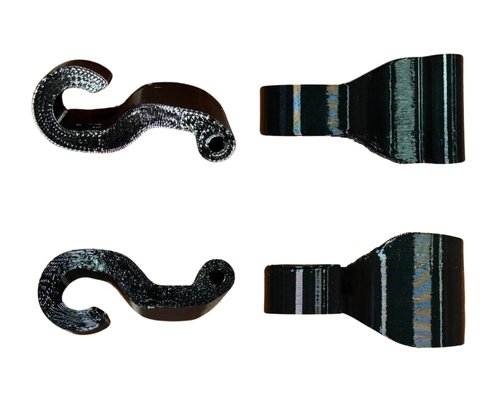 US Designed & Veteran Made 2-Pack Replacement Hooks Compatible with Ryobi P3320 Fan | Durable Utility Mounts for Garage, Shop, Dog Crates, Pet Cages, Tents & Jobsite Use