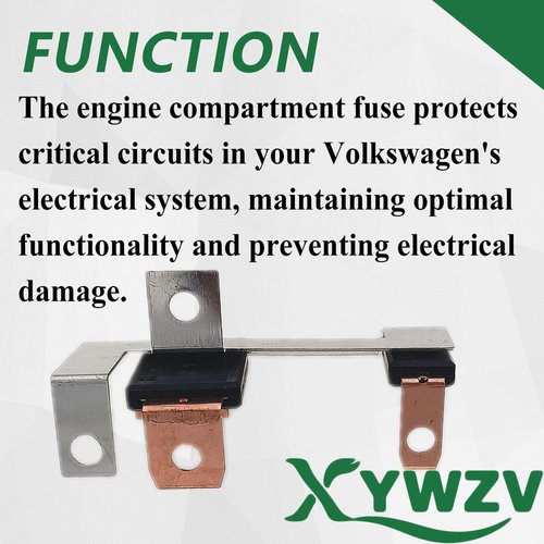 5C0-937-629-F Main Fuse Compatible with Volkswagen Passat 2012 2013 2014 2015 2016 2017 2018 Beetle 2.5L L5 2012 2013 2014 Engine Compartment Fuse Replace 5C0-937-629-F 5C0937629F