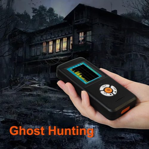 CHNADKS EMF Meter, Upgrated 3-in-1 Rechargeable Electromagnetic Field Radiation Detector for EF RF MF, Handheld Digital EMF Detector with LCD for Home&Office EMF Inspections