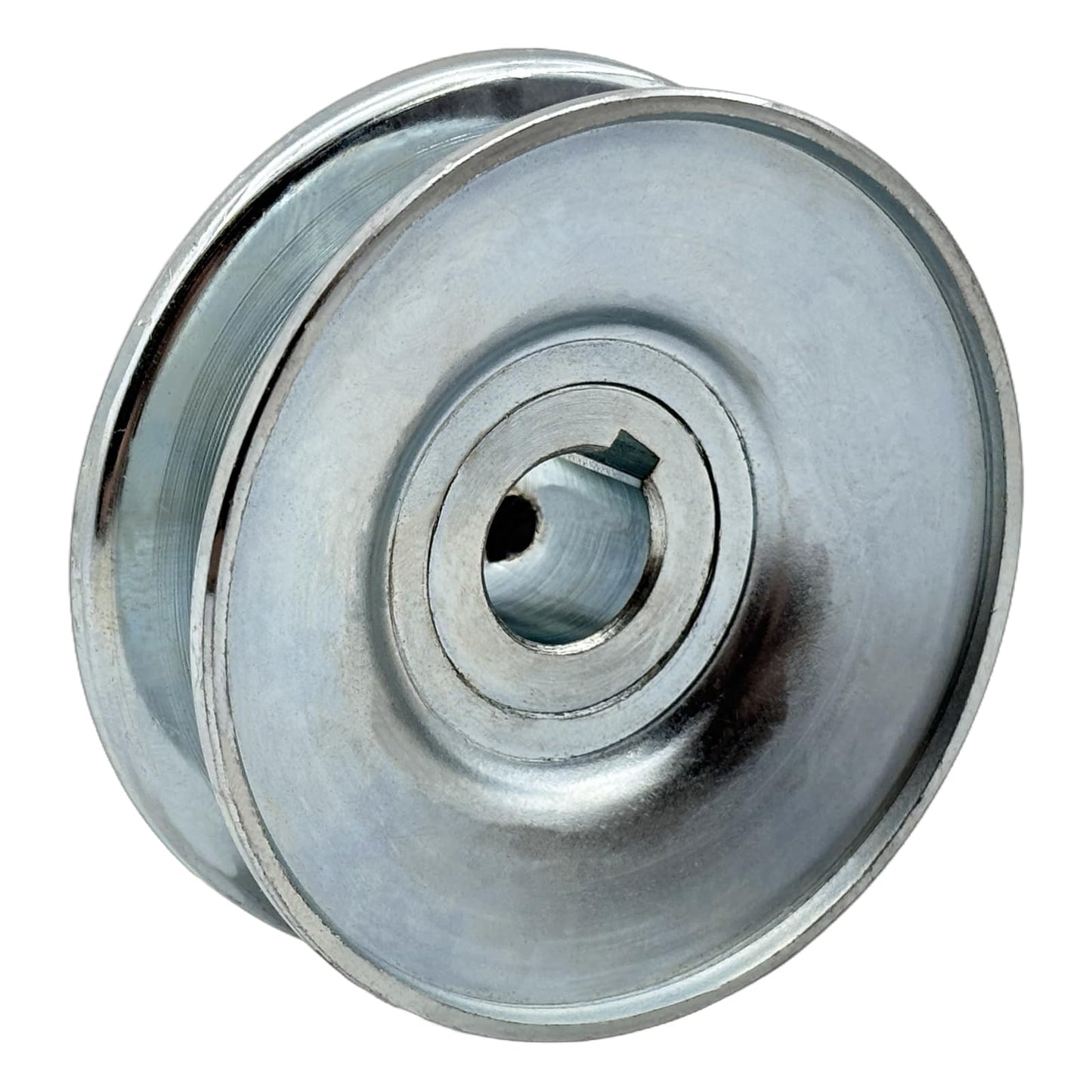Saelno AB300-5/8 Single Groove Web Sheaves, v Belt Pulley 3" OD 5/8 inch bore,Motor Pulley Carbon Steel for A B 5L 4L V-Belts