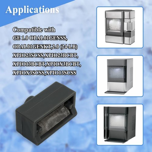 2Pcs Filter Piece Replacement Parts, Fits Ice Maker OPAL01GENSS,OPAL01GENKT, etc