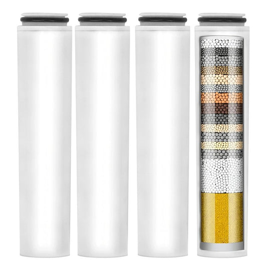 4 Pack Shower Head Filter Replacement Compatible With Cobbe®, Handheld Shower Head Filters for Hard Water, Removes Chlorine & Heavy Metals to Improve Skin & Hair
