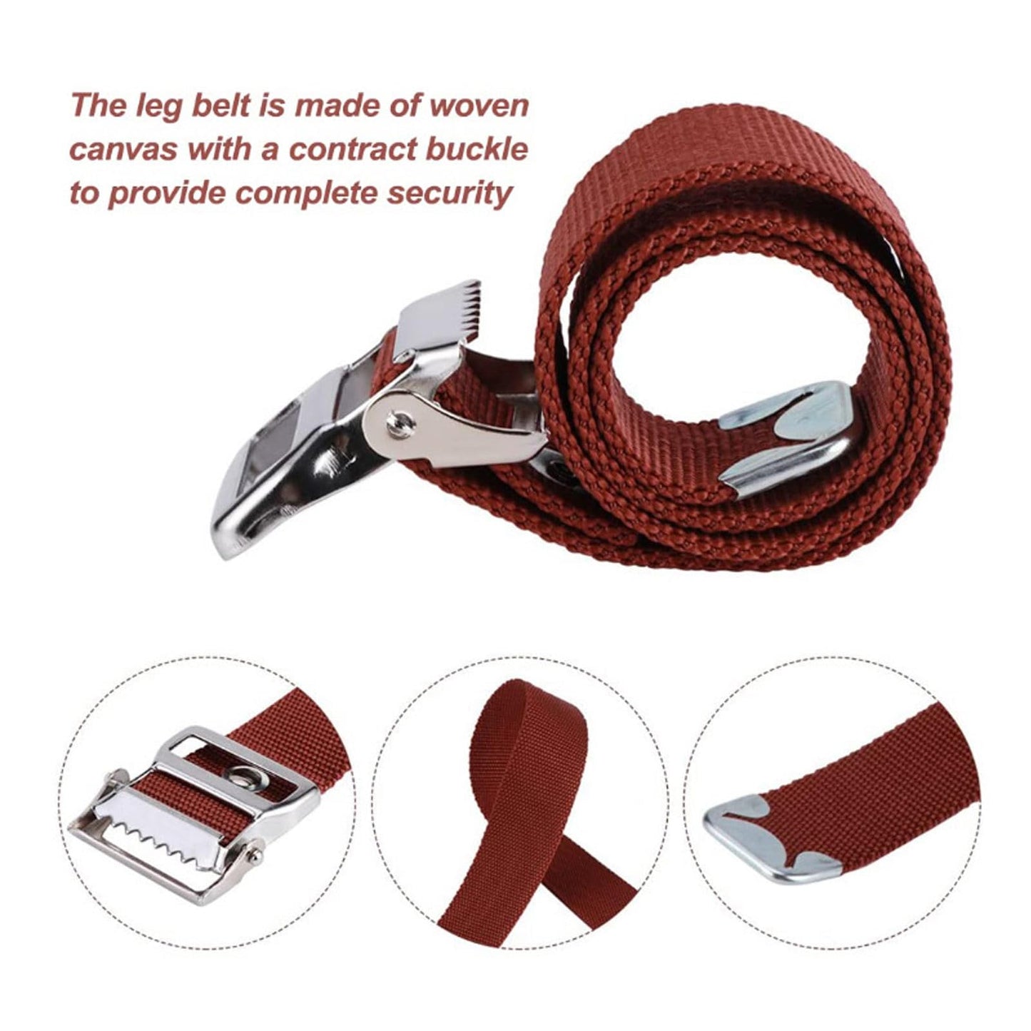 2Pcs Leg Band Straps Drywall Stilts Replacement Part, Length Adjustable Leg Fixation Sancos Drywall Parts, for Jumping Stilts Drywall Parts, for Clown Shows Street Parades