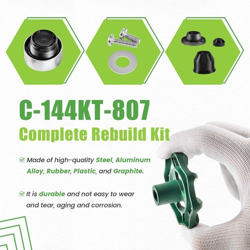 C-144KT-807 Wall Hydrant Complete Service Kit - Replace for Prier C-144KT-807 Anti-Siphon Freezeless Faucet Repair Kit - fit for Prier C-144 C-244 Series Wall Hydrants
