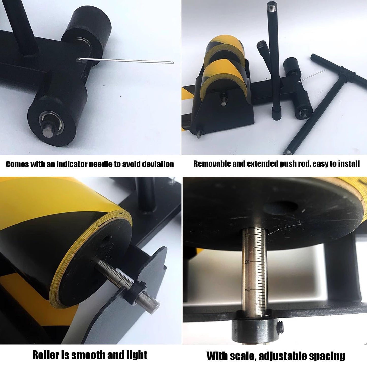 Floor Tape Applicator - Court Line Tape Machine Paint Applicator Sticker Applicator Tool - Fits Tape Up to 5.9" in Wide