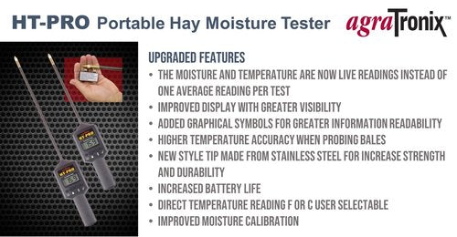 AgraTronix Hay Bale Moisture Tester HT-Pro