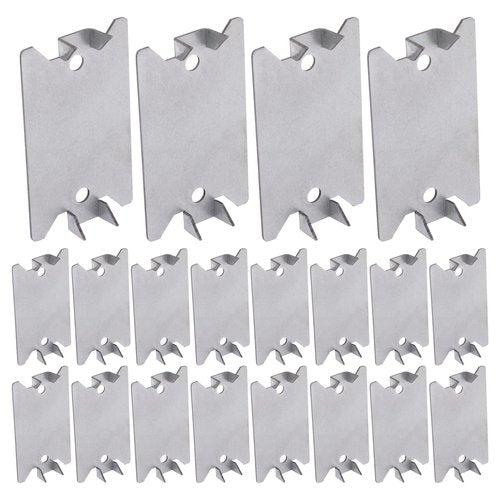 BENLIUDH 20pcs Nail Plates Electrical Cable Protector for Wood Studs, 2.5 X 1.5 Inch Nail Plate for Protection Plumbing and Wiring