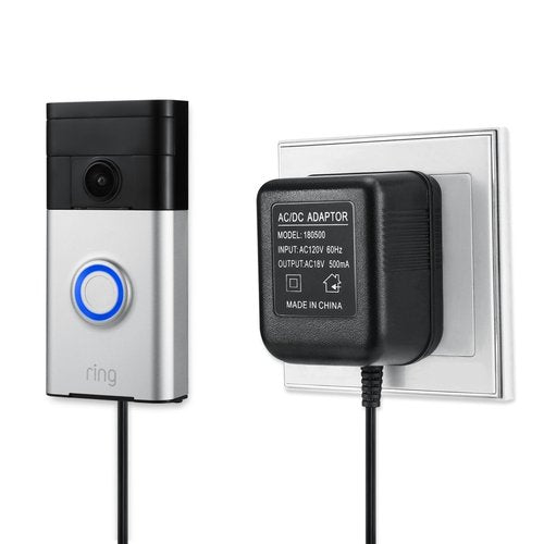 Power Supply Adapter for The All-New Ring Battery Doorbell 2024, Ring Battery Doorbell Plus/Pro, Ring Video Doorbell 2/1/Pro, Zmodo Smart Greet Video Doorbell, eufy Security/Arlo Doorbell