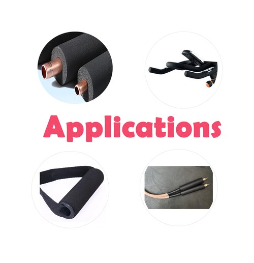 cSeao Pipe Insulation Foam Tube (3/8" x 1" x 6FT), 1" ID Pipe Insulation, AC & Roof Rack Cover