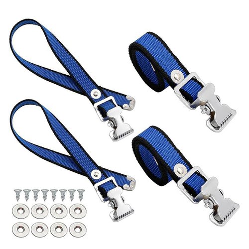 Stilts Strap Adjustable Nylon Foot Bands With Essential Mounting Screws And Spacers For Elevated Work
