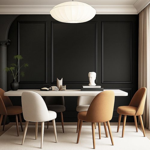Wall Molding Kit Peel and Stick Ready-to-Assemble Wainscoting Panels Pre-Cut Wall Moulding Trim Self-Adhesive Wainscoting Panel Frame for Interior Home Decoration (56.3"x 23", 56.3"x 48", 3 Set)