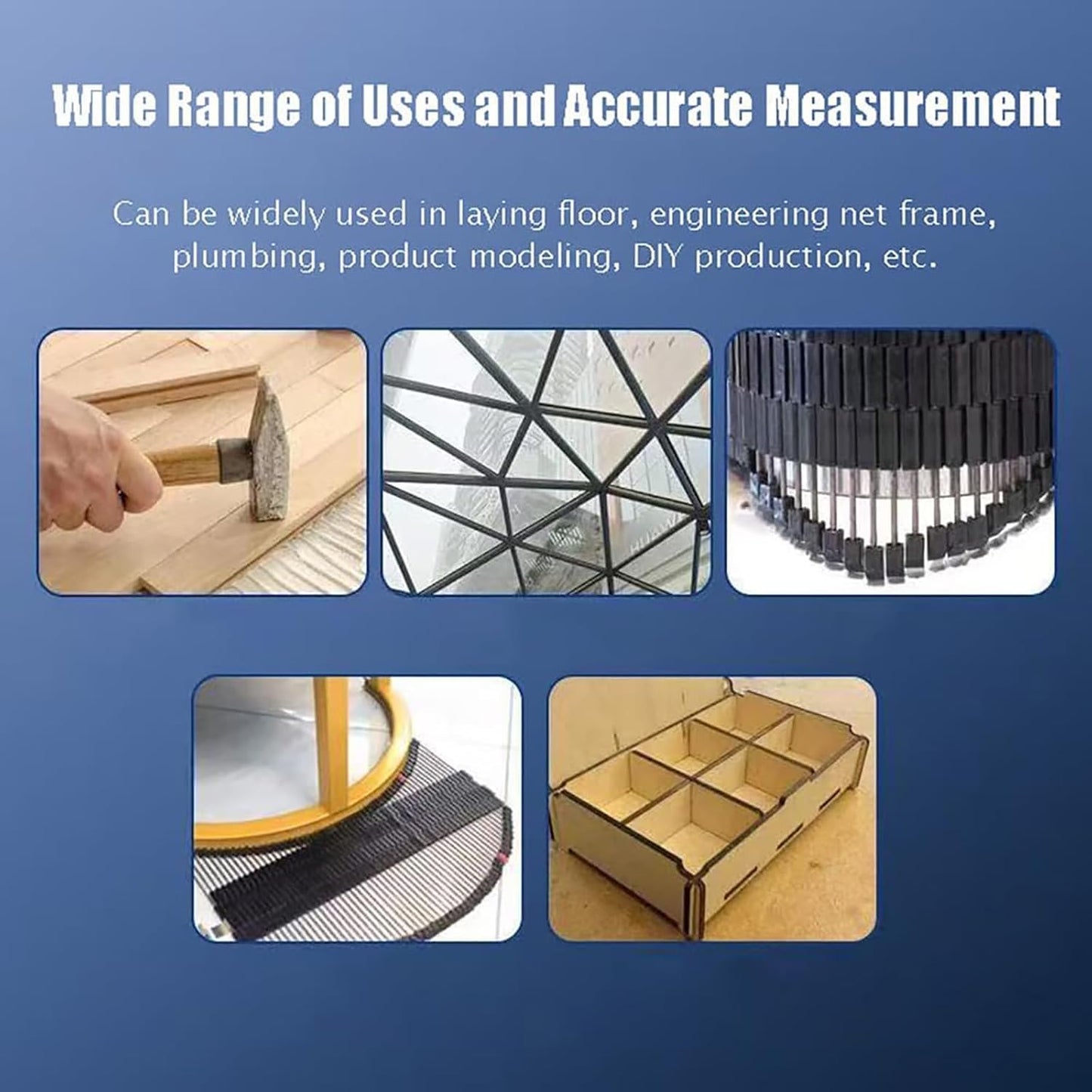Multi-Surface Pipe Profiling Tool, Accurate Pipe Measurements and Shape Extraction, Versatile Multi-Curve Measurement, for Welding Plumbing DIY Creativity Creativity (280mm（0-3 Inch）)