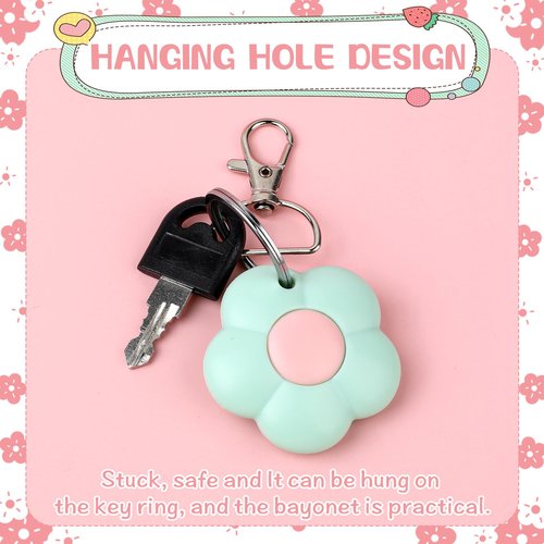 6Pcs Min Cloud Flower Box Cutte, Package Cutter with Key Chain Hole Art Utility Knives Portable Letter Envelope Opener for Home and Office (3 Clouds,3 Flowers)