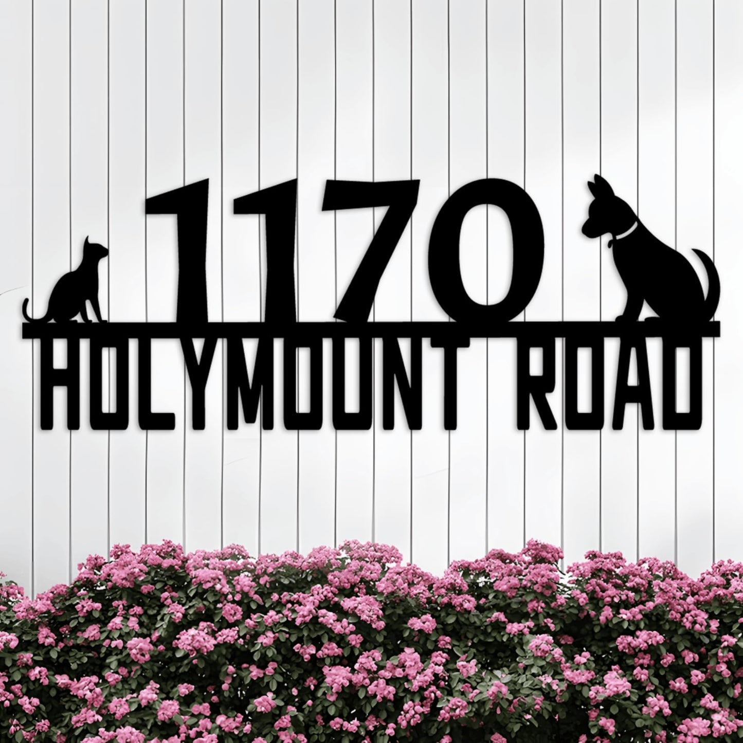 Custom Dog Mailbox Number,Personalized Cat House Numbers for Outside,Funny Address Numbers for Houses,Metal House Number,Address Signs for Houses,Custom Signs Outdoor Metal,Birthday Gifts