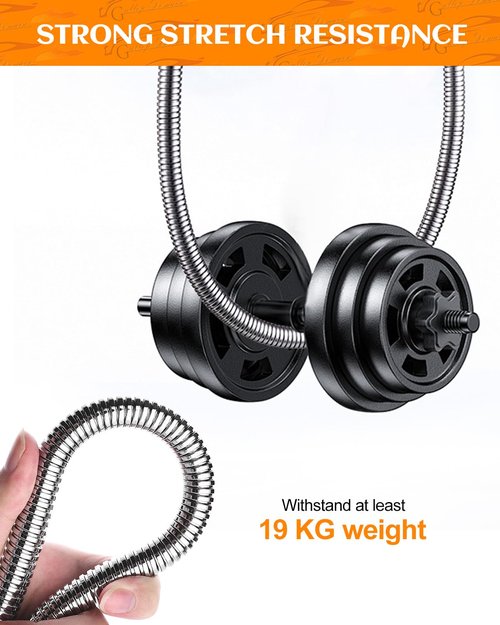 Gallop Domain Extra Long Shower Head Hose | 118 Inch - Stainless Steel Encrypted Explosion-Proof Handheld Flexible Hose Replacement, with Brass Insert And Nut Chrome