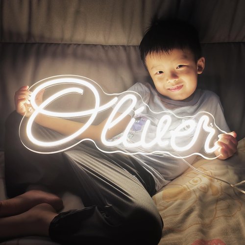 Custom Neon Sign Customizable LED Neon Name Signs for Wall Decor, Personalized Gifts Light Up Sign for Wedding Party Boys Girls Kids Living Bedrom Gaming Room Family Wall