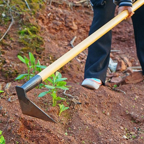 Heavy-Duty Steel Farm Gardening Weeding Hoe Head,Garden Hoe for Weeding,Heavy-Duty Steel Shovel, Adjustable Tillage Hoe,Long-Handled Weeding Tool for Home Gardening, Planting and Weeding