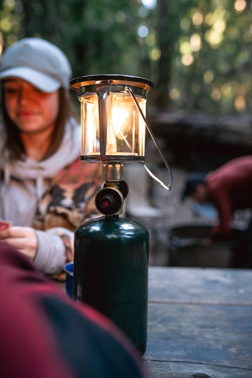 Stansport Compact Single Mantle Propane Lantern (172), Black