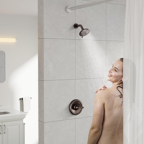 Replacement for Moen T2151ORB Brantford Posi-Temp Valve Trim Kit, Oil-Rubbed Bronze Shower Trim Kit Shower Lever Handle (#2510 Valve Required)