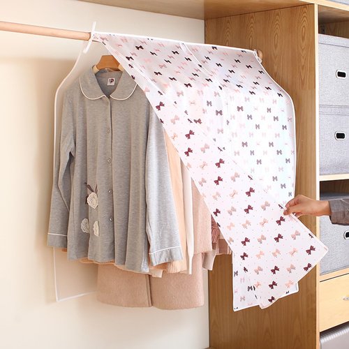 WANGRUIERHA Clothing Rack Cover That Fits Over Rack, Clothes Bags for Storage Hanging, Bottomless Design, Can be Used to Store Suits, Coats(153x180cm/60x71in)