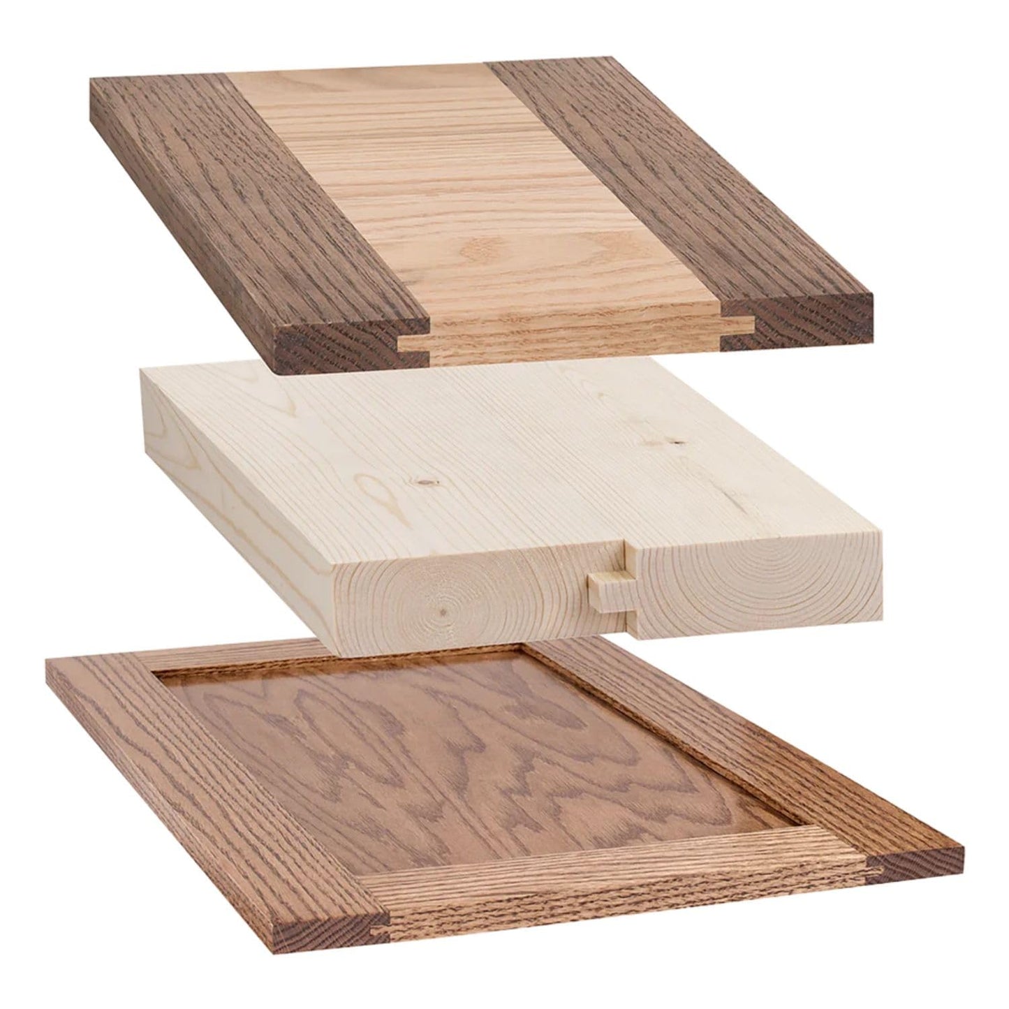 Freud Adjustable Tongue & Groove Bit Set - Ideal for Joinery & Cabinet Doors - 1-3/4" Diameter, 1/2" Shank, .002" Adjustments Increments - 99-036