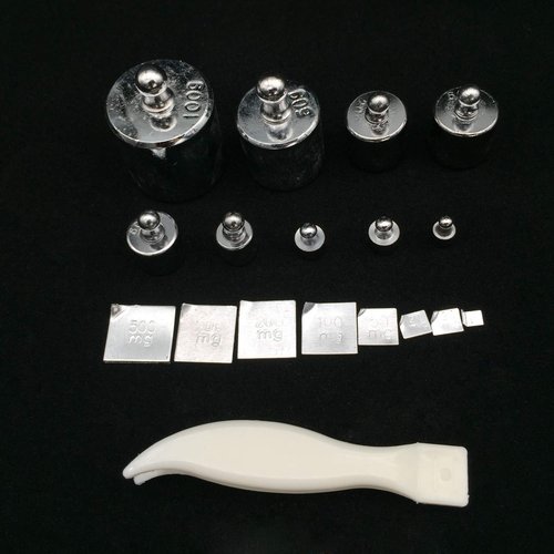 Bekith 17 Pcs Precision Weight 10mg-100g Precision Steel Calibration Weight Kit Set with Tweezers for Digital Balance Scale, Jewellery Scale