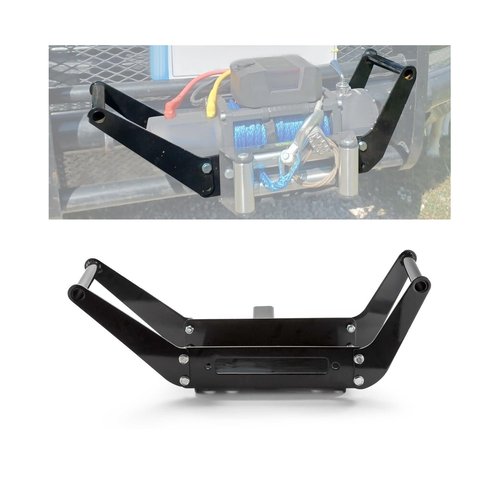 ECOTRIC 10x 4 1/2 Cradle Winch Mount Mounting Plate 8000-13,000 Lb Capacity Winch Mounting Hitch Receiver Recovery Winches Foldable