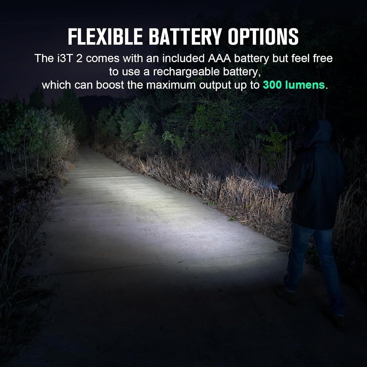 OLIGHT I3T 2 EOS Pocket EDC Flashlight, 200 Lumens Compact Bright Handheld Tactical Flash Lights, Dual-Output Tail Switch with AAA Battery and Two-Way Pocket Clip for Camping,Hiking (Midnight Blue)