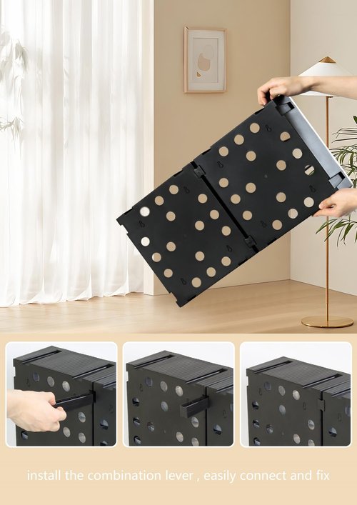 Gonice Craft Cabinet Storage, Hardware Storage Organizer, 18 Drawer Plastic Screw Storage Organizer, Tool Storage Box for Screws, Nuts and Small Parts