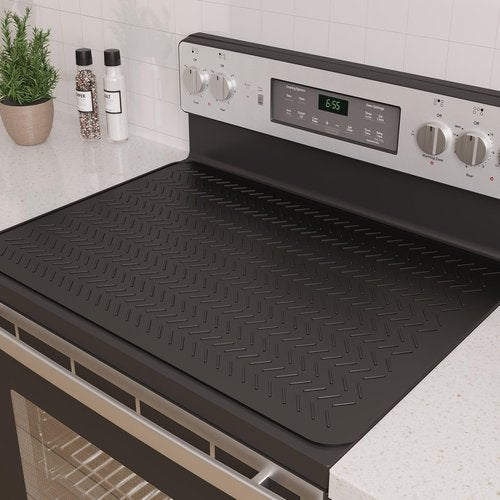 GUDEYIHE Stove Top Covers for Electric Stove, Thickened Premium Silicone Stove Mat for Glass Top Stove, 28 x 20 Glass Stove Top Cover Protector, Oven Range Top Cover, XL Dish Drying Mat