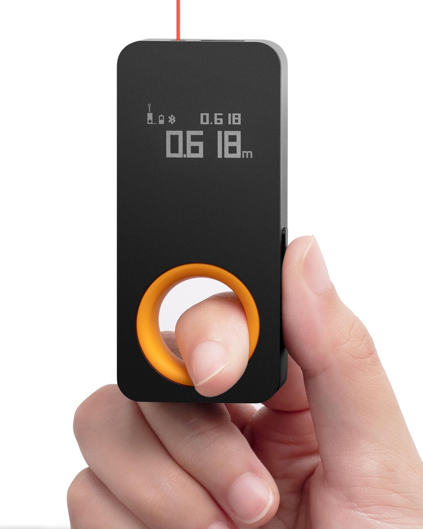HOTO Laser Measuring Tool, Gifts for Men, Pocket-Size 98Ft Laser Tape Measure ±2mm Accuracy, USB-C Rechargeable, OLED Display, Ft/M/in Unit, Real-Time Data Sync, EDC Gadget Birthday Gifts for Men Dad