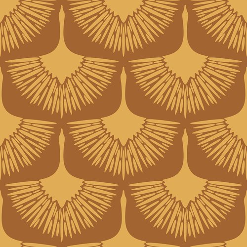 Livelynine Retro Mustard Yellow Bird Wallpaper Peel and Stick Art Deco Crane Wall Paper Removable Contact Paper Waterproof Terracotta Dark Orange Japanese Birds Self Adhesive Wall Covering 17.5x78.8"