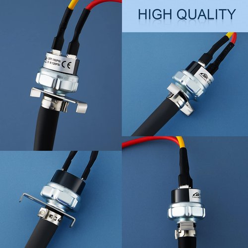 Air Pressure Switch Air Compressor Pressure Switch 120-150 PSI Pressure Switch Pressure Controller 120V AC Pressure Switch (Compatible with N003306SV)