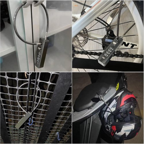 Outdoor Fence Gate Lock Locker - Bike, Cable Chain, Combination Locks