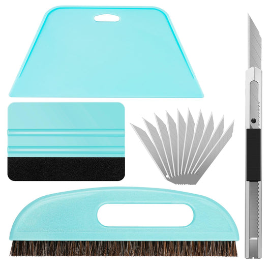 GIRAFVINYL Wallpaper Tool Kit， Wallpaper Smoothing Tool for Peel and Stick Contact Paper Window Film Smoothing Tool Kit