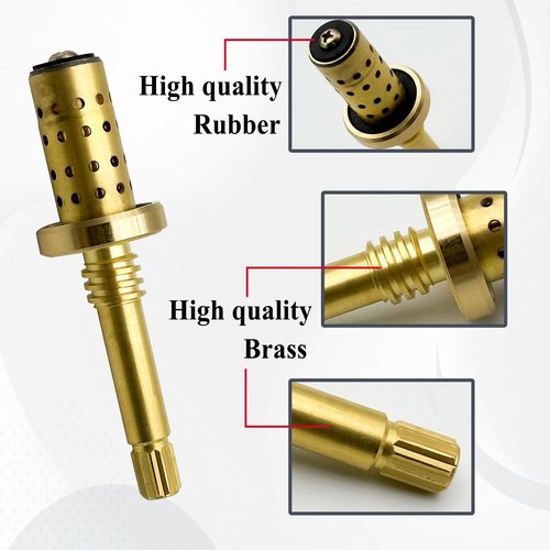 Ebrmeiwo TA-10 Flow Control Spindle Assembly, Replace Cartridge Spindle, Brass