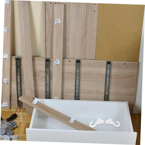 BUGUUYO 6 Pcs Heavy Duty Closet Rod Bracket Sturdy Multi Purpose Clothes Rod Holder for Effortless Bedroom Organization and Enhanced Storage
