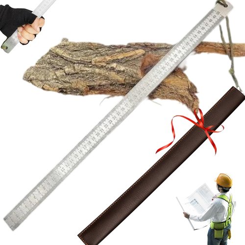 Heavy Duty Ruler(Unit of Measurement: inch & cm), 20" 50cm Stainless Steel Rulers, Metal Rulers Kit - Perfect Straight Edge for Architects, Draftsman, and Engineers (Heavy Duty Ruler)