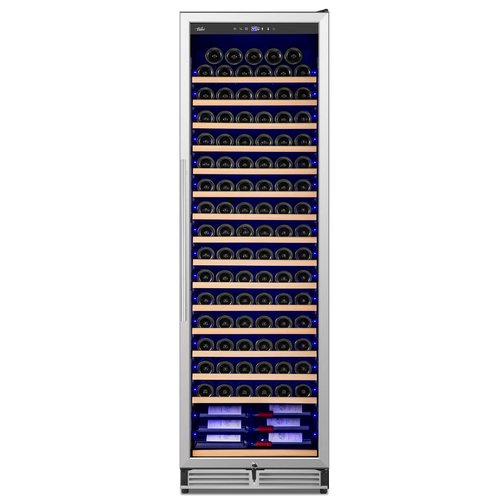Velivi Upgraded 24 Inch Wine Cooler Refrigerator, 190 Bottles Wine Fridge with Professional Temperature Control System, Freestanding or Built-in installation, Quiet Operation