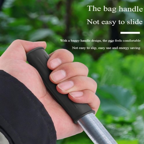 3.94''Bulb Plant Mulch Film Digging Holes, Versatile, Retractable Handle, Stainless Steel Plantation Tool for The Lawn, Various apertures Available Plant Hole Digging Tools (Light-5cm/1.97inch)